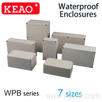 5 Sizes plastic abs Weatherproof housing electric cable waterproof junction box ip66 ip67 cctv outdoor electrical enclosure